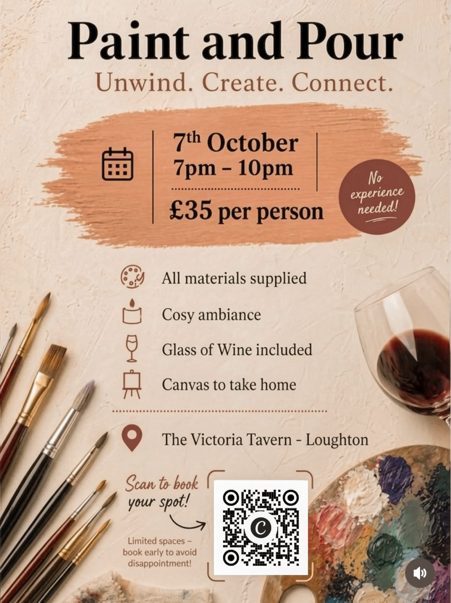 Paint and Pour – Unwind, Create, Connect – 7th October