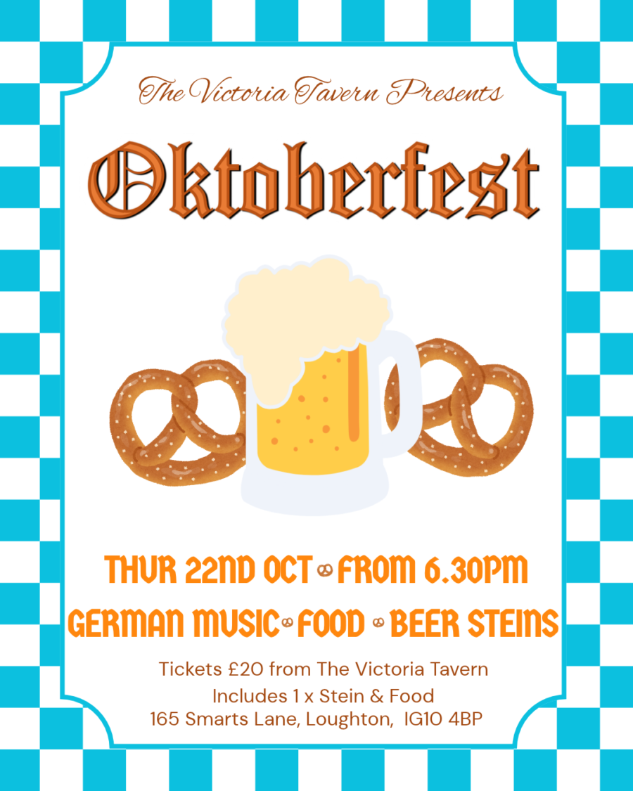 Oktoberfest comes to The Victoria Tavern on Thursday 22 October 2026